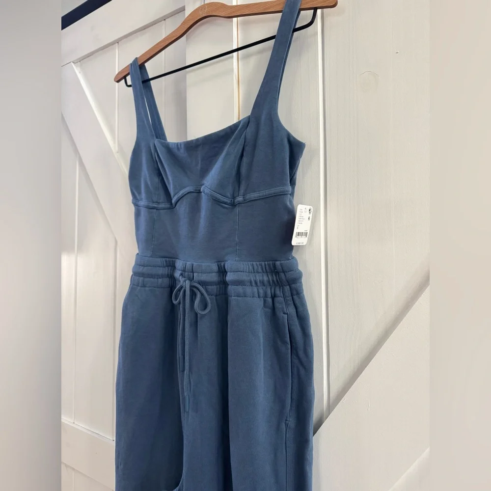 FP Movement by Free People Inbound Jumpsuit in Skyline Misty Blue - Picture 9 of 9